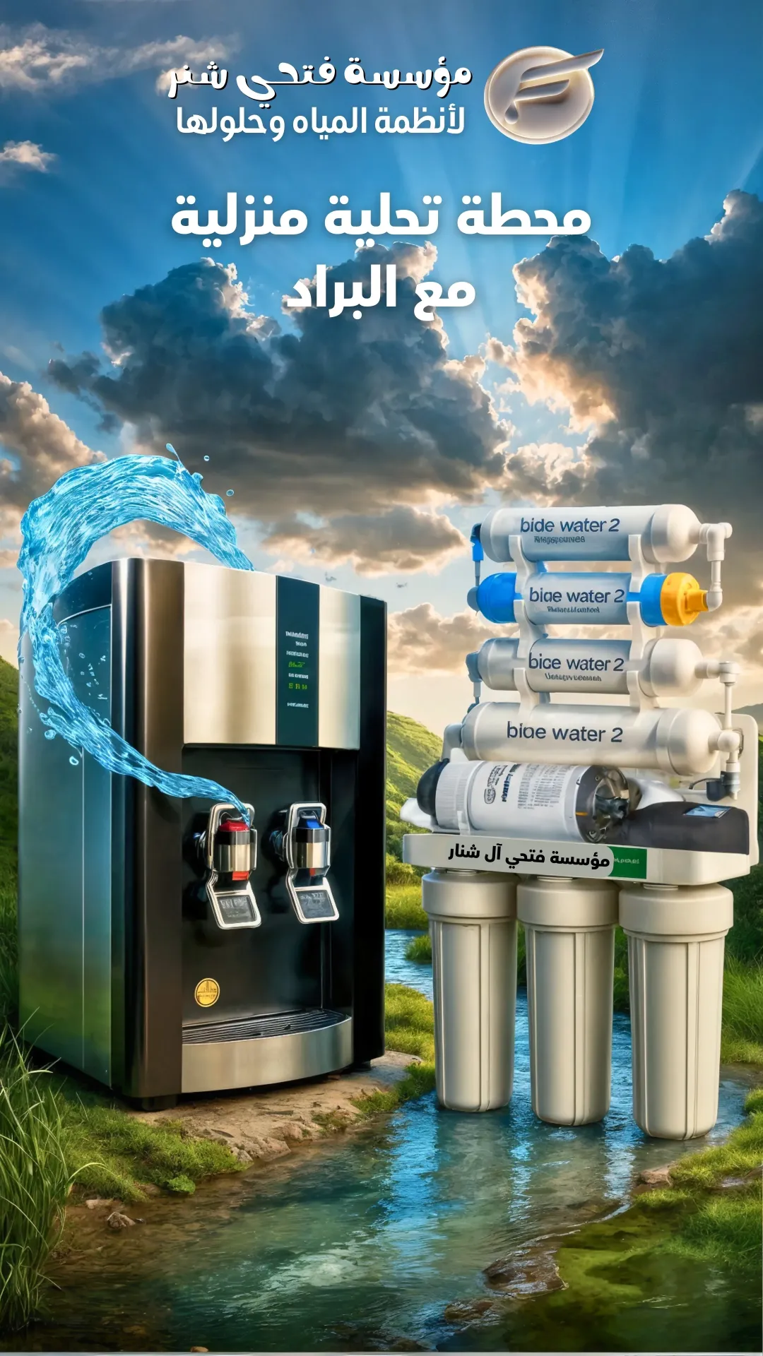 براد سوبر برو مع جهاز تحليه7مراحل