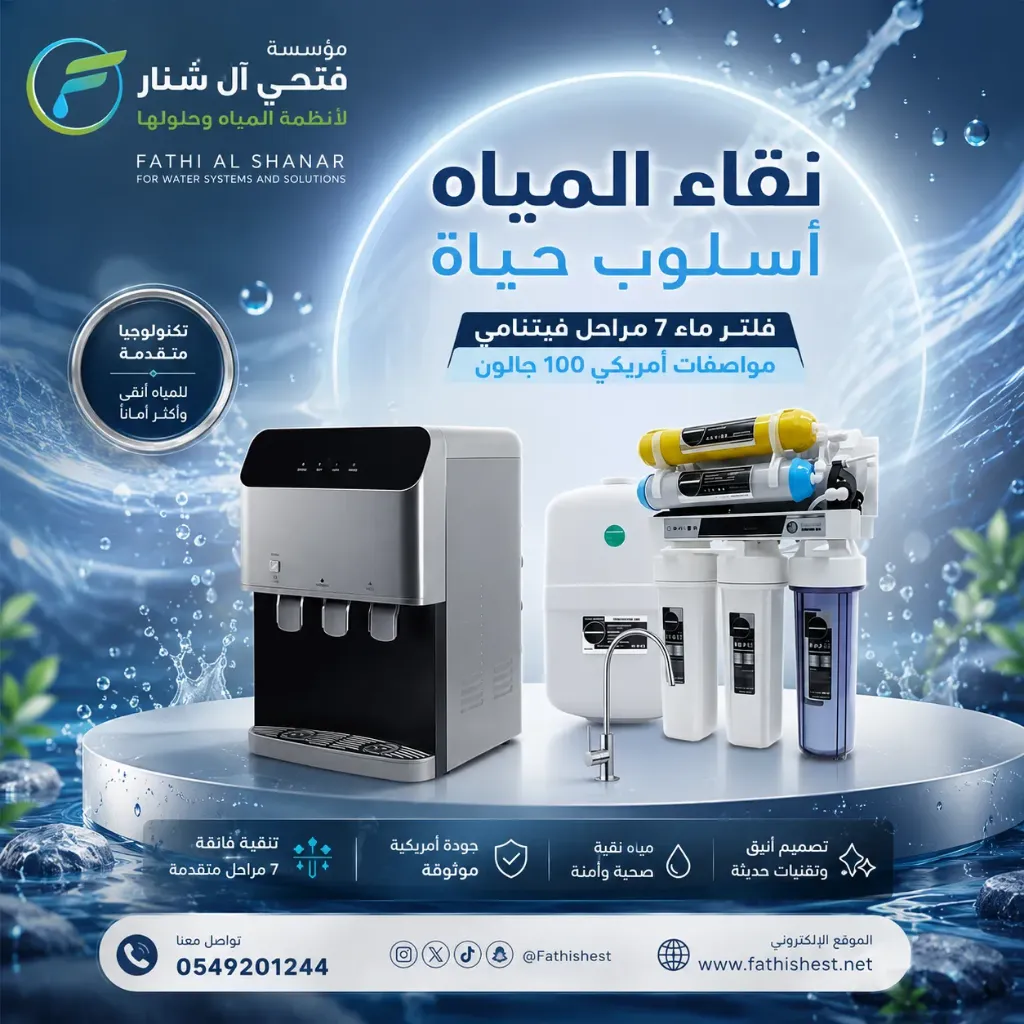 براد ايكو رصاصي مع محطة تحلية