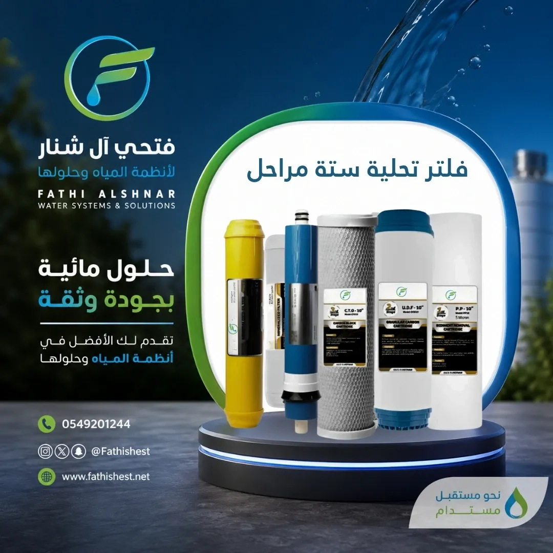 فلتر تحلية ستة مراحل