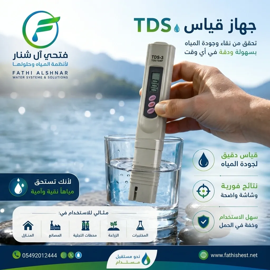 جهاز قياس نسبة الأملاح TDS