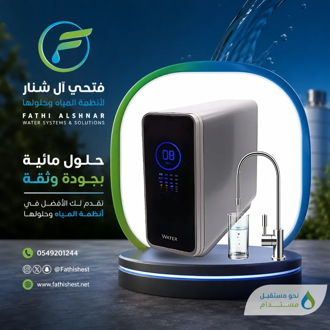 محطة تحلية منزلية بنظام الديجيتال
